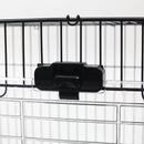 Gabbia per Criceti 81,2x52,7x66 cm in Metallo e Plastica  Nera