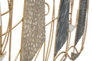 Pannello Vela Light 123,8x5,1x69,9 cm in Ferro Multicolor      