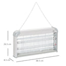 Zanzariera Elettrica 30W 48.5x8.5x26.5 cm 