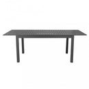 Tavolo Cuba Allungabile 150/210x90x75 h cm in Alluminio Antracite