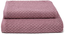 Set Spugna Asciugamani Ospite + Salvietta Sally Coriandolo Vinaceo