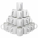 Set 72 Tazze per Stampa Personalizzata in Ceramica Bianca con Scatole