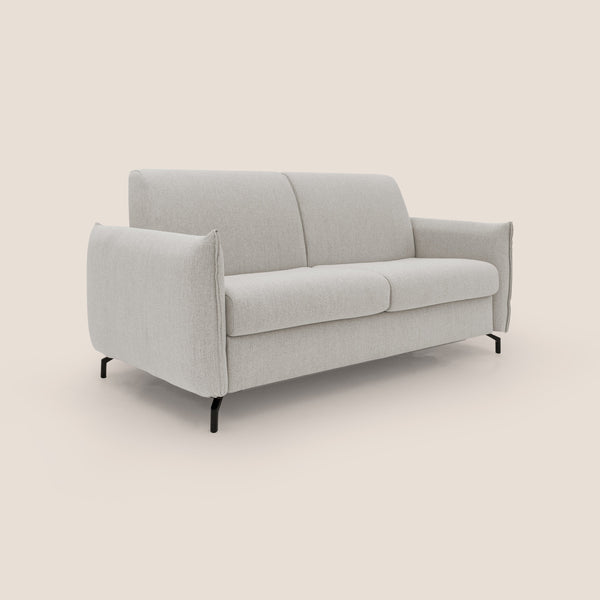 prezzo Divano Letto 2 Posti 175x95x96 cm in Tessuto Panna