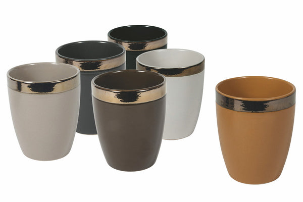 online Set 6 Bicchieri per Acqua in Gres 330 ml Villa d'Este Home Tivoli Naima