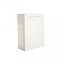 Mobiletto 2 Ante River 68x34x93,5 cm in Truciolare bilaminato Bianco