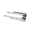 Guide Cassetto con Estrazione Soft 390 mm in Acciaio Emuca Bianco