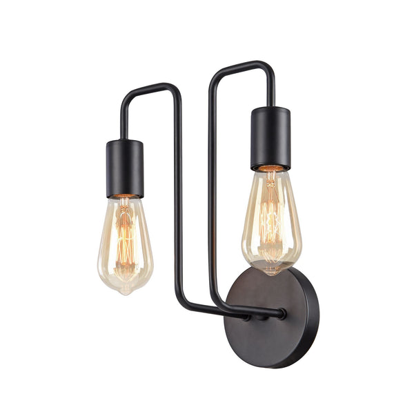 acquista Lampada da parete Loft in Metallo Gilbert Nero