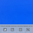 Lettino Prendisole Pieghevole da Giardino 58x139x35,5 cm in Acciaio e Tessuto Oxford Blu