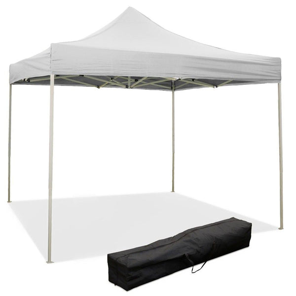 Gazebo Richiudibile Pieghevole 3x3m in Acciaio e PVC Impermeabile Bianco Seconda Scelta online