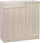 Mobile 2 Ante 1 Cassetto 77x80x34 cm Olmo Chiaro