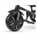 Triciclo a Spinta Pieghevole per Bambini con Maniglione Direzionabile Qplay Rito Star Violet