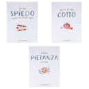 Set 3 Strofinacci 45x70 cm 100% Cotone VdE Tivoli 1996 Le Travisate Bianco