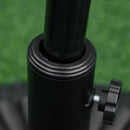 Base per Ombrellone da Giardino Ø49 cm 15 Kg in Plastica Nero