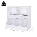 Mobiletto Contenitore Free-Standing 80x40x75 cm  Bianco