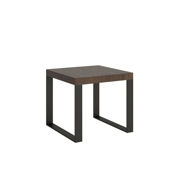 sconto Tavolo Allungabile 90-246x90x77 cm Tecno Noce
