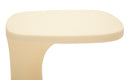 Tavolinetto Ibiza Bianco 42x42x52 cm in Polietilene Bianco      