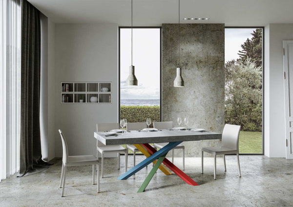 Tavolo 160x90x77 cm Volantis Fix Cemento acquista