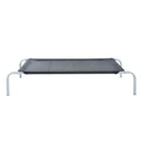 Brandina Portatile per Cani 89x58x20 cm Fino a 18Kg in Metallo e Tessuto a Rete Nero