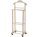 Appendiabiti Indossatore Salvaspazio Ingresso 5x44,5x97,5 cm in Legno di Faggio