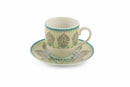 Set 6 Tazzine Caffè in Porcellana con Piattino 90 ml Villa d'Este Home Tivoli Cala Jondal