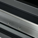 Camino a Bioetanolo da Incasso 100x30x55 cm Bruciatore 2,4L Nero