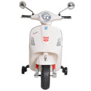 Moto Elettrica per Bambini Piaggio Vespa GTS 6V Bianco  