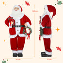 Babbo Natale Animato Alto 120 cm Canta e Balla con Attivazione Sonora Rosso      