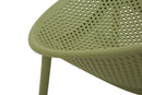Sedia a Dondolo Ibiza Verde 66x88x80 cm in Polipropilene Verde      