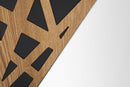 Specchio da Muro Angle 50x1x90 cm in MDF e Specchio Multicolor      