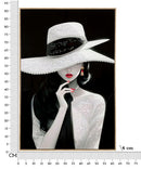 Dipinto su Tela Laccato Marty con Cornice 62x4x92 cm in Pino e Tela e Plastica      