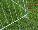 Recinto per Animali Domestici 8 Pezzi L63xH91 cm 