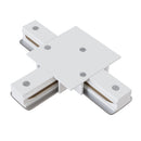 Connettore a T per Sistema Illuminazione a Binario Monofase Bianco