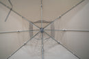 Ombrellone da Giardino Decentrato 3x3m in Alluminio Alba Grigio