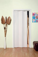 Porta a Soffietto da Interno 83x214 cm in PVC Caroline Bianco Frassino