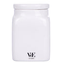 Barattolo Ceci 9,5x9,5x14,5 cm in New Bone China VdE Tivoli 1996 Le Travisate Bianco