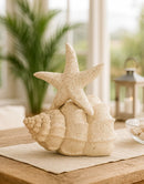 Decorazione Stella Marina Sand 18x13x21,2 cm in Resina Beige      
