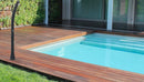 Doccia Solare da Esterno Giardino 23L Miscelatore e Lavapiedi Arkema Happy Dove Grey