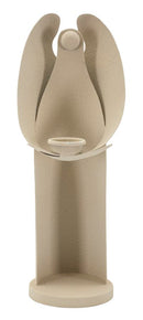 Porta Candele Dune Angel 13x11,5x37,5 cm in Ferro Crema      
