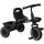 Triciclo per Bambini 2-5 Anni Bicicletta per Bambini con Seduta Regolabile Cestino e Parafango 80x48x63 cm in Acciaio e PP Nero