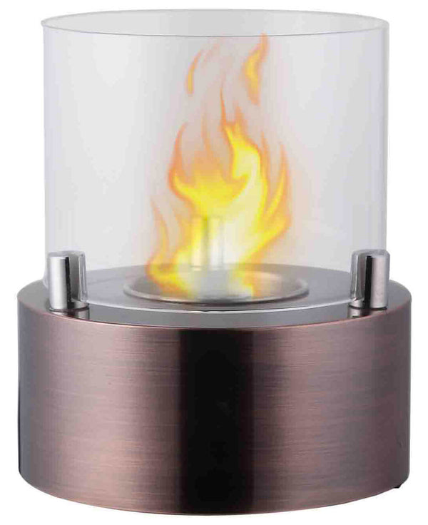 prezzo Camino a Bioetanolo da Tavolo Ø13x15,8 cm Vannini Giotto Candle Moka