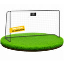 Porta da Calcio 182x122x61 cm Allenamento Football con Picchetti in Metallo Nero