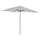 Ombrellone da Giardino con Copertura Rimovibile 2x3m in Legno Laccato Bianco
