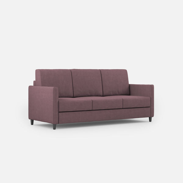 Divano 3 Posti 198x85x85 cm Karay in Tessuto Prugna acquista