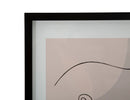 Stampa con Cornice Face C 35x2x47 cm in MDF e Vetro Multicolor      