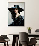 Dipinto su Tela Laccato Dori con Cornice 62x4x92 cm in Pino e Tela e Plastica      