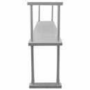 Ripiano per Tavolo da Cucina Ristorante Pizzeria 180x75x30 cm con Mensola in Acciaio