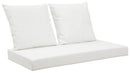 Cuscini per Pallet 120x60 cm Seduta e Schienale in Similpelle Mariotti Belem Bianco