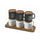 Set 6 Tazzine da Caffè con Stand Ø6x6 cm in Gres VdE Tivoli 1996 Urban Kitchen