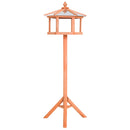Casetta Mangiatoia per Uccelli in Legno 113x85x40 cm 