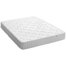 Materasso Memory e Molle Mastrimoniale Francese 140x190 cm H20 Bianco